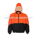 OEM 100% polyester rain coats with reflective stripe